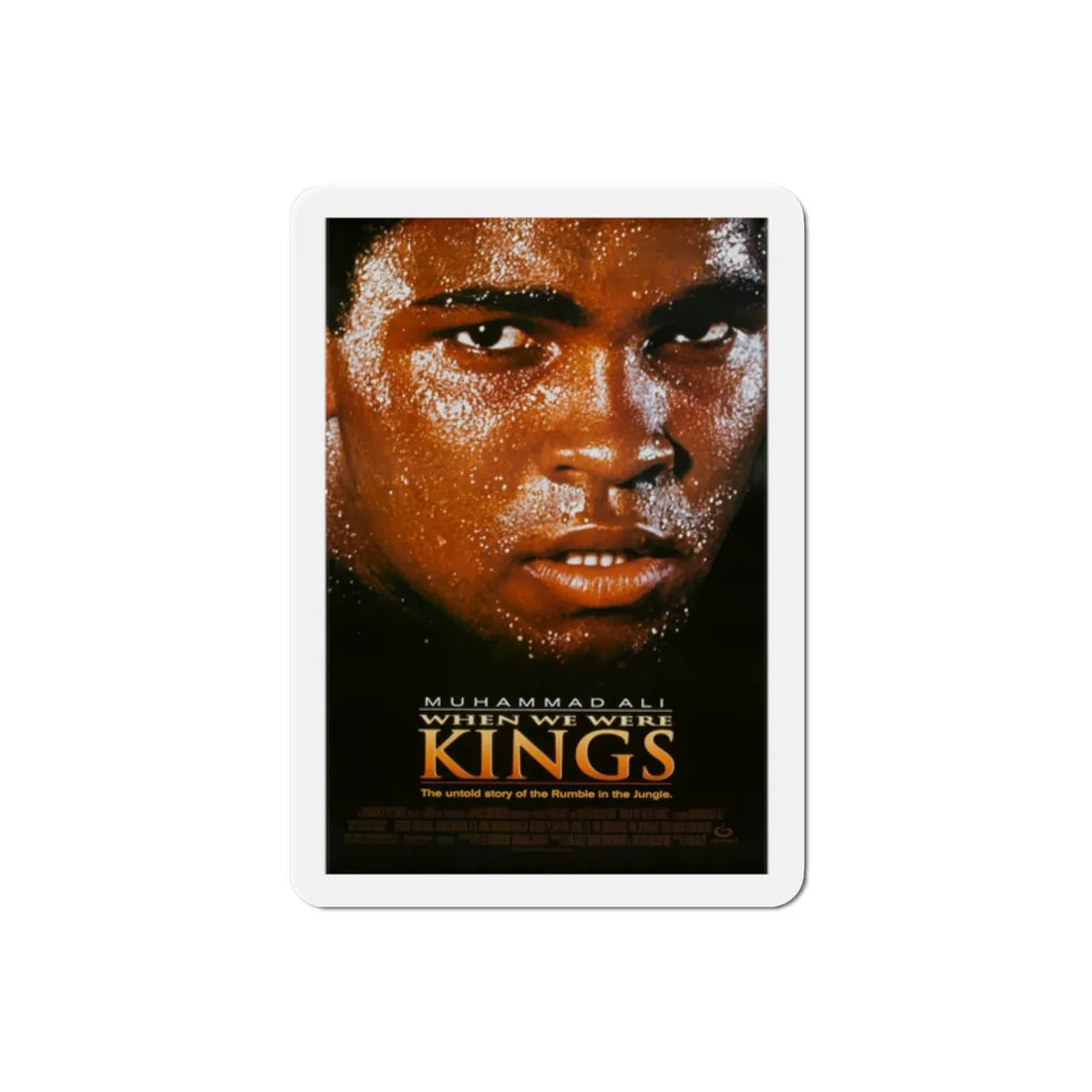 When We Were Kings 1996 Movie Poster Refrigerator Magnet 2 Inch - The Sticker Space