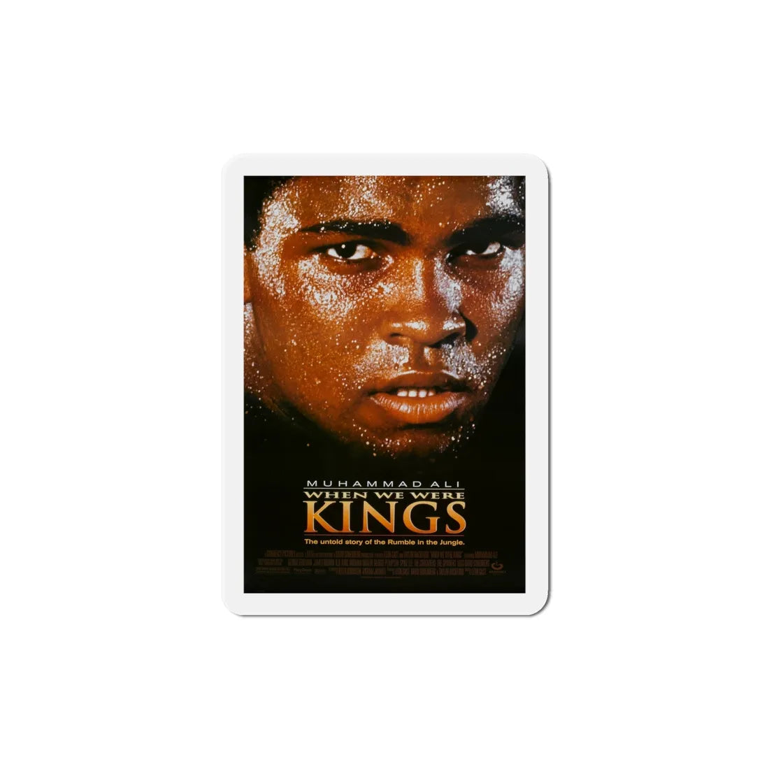 When We Were Kings 1996 Movie Poster Refrigerator Magnet 6 Inch - The Sticker Space