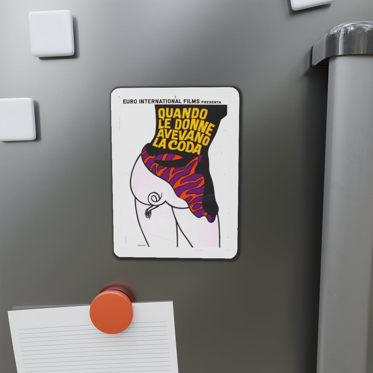 WHEN WOMEN HAD TAILS 1970 Movie Poster - Refrigerator Magnet-The Sticker Space