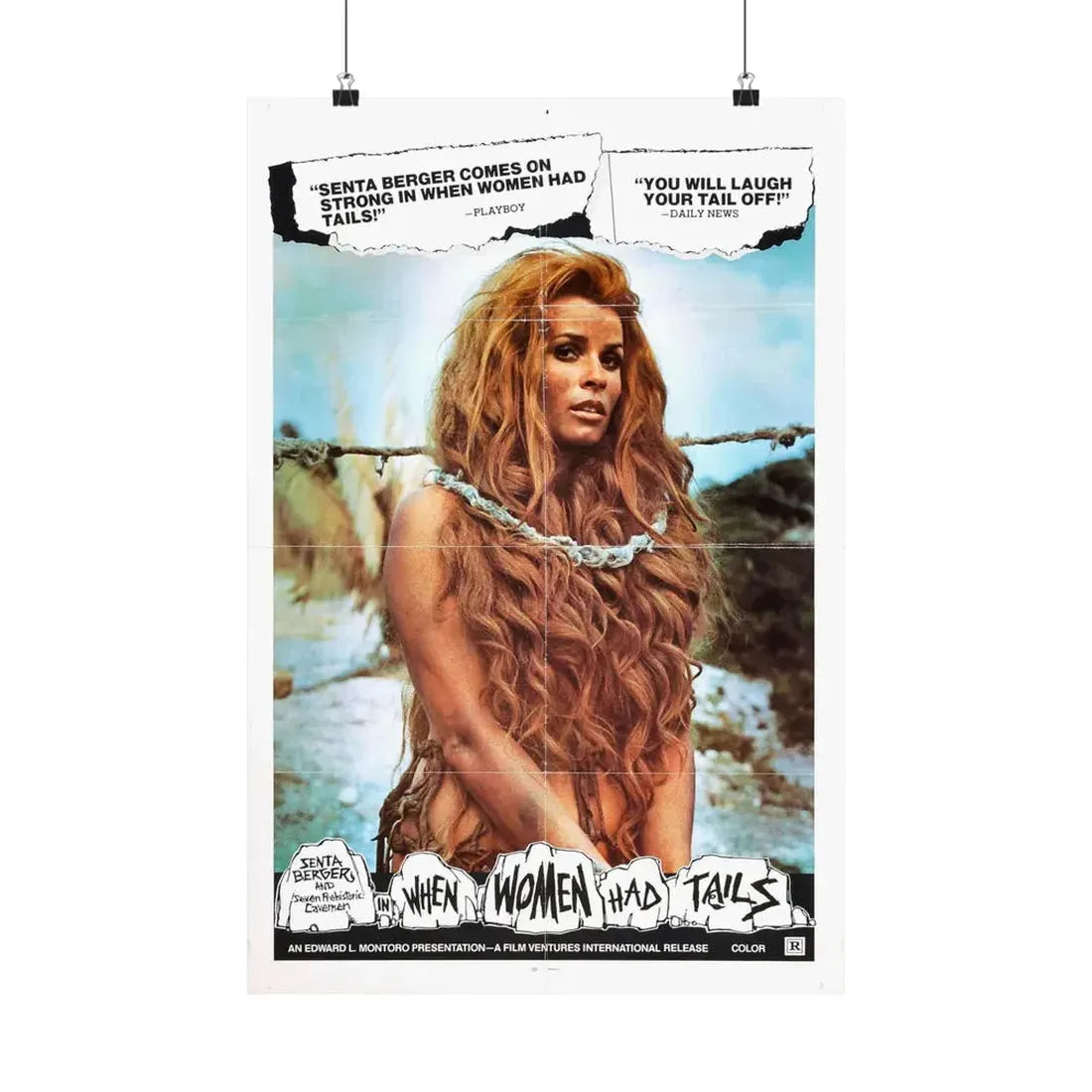 WHEN WOMEN HAD TAILS (2) 1970 - Paper Movie Poster 16″ x 24″ Matte - The Sticker Space