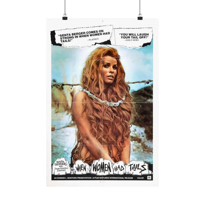 WHEN WOMEN HAD TAILS (2) 1970 - Paper Movie Poster 16″ x 24″ Matte - The Sticker Space