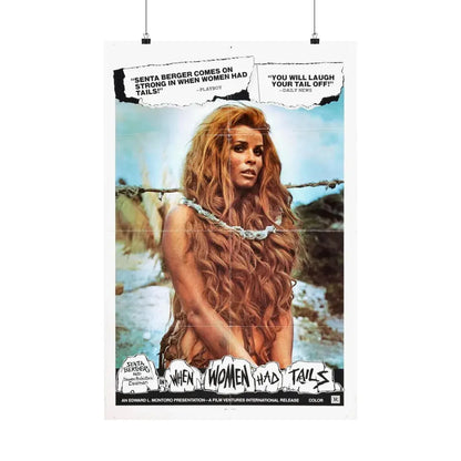 WHEN WOMEN HAD TAILS (2) 1970 - Paper Movie Poster 20″ x 30″ Matte - The Sticker Space