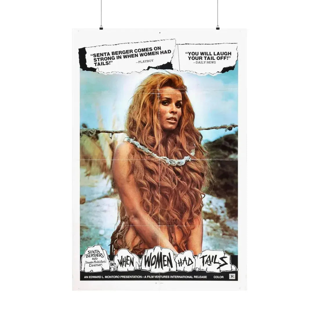 WHEN WOMEN HAD TAILS (2) 1970 - Paper Movie Poster 36" x 54" Matte - The Sticker Space