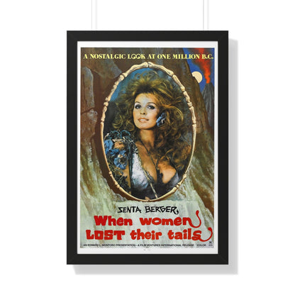 WHEN WOMEN LOST THEIR TAILS 1972 - Framed Movie Poster-20" x 30"-The Sticker Space