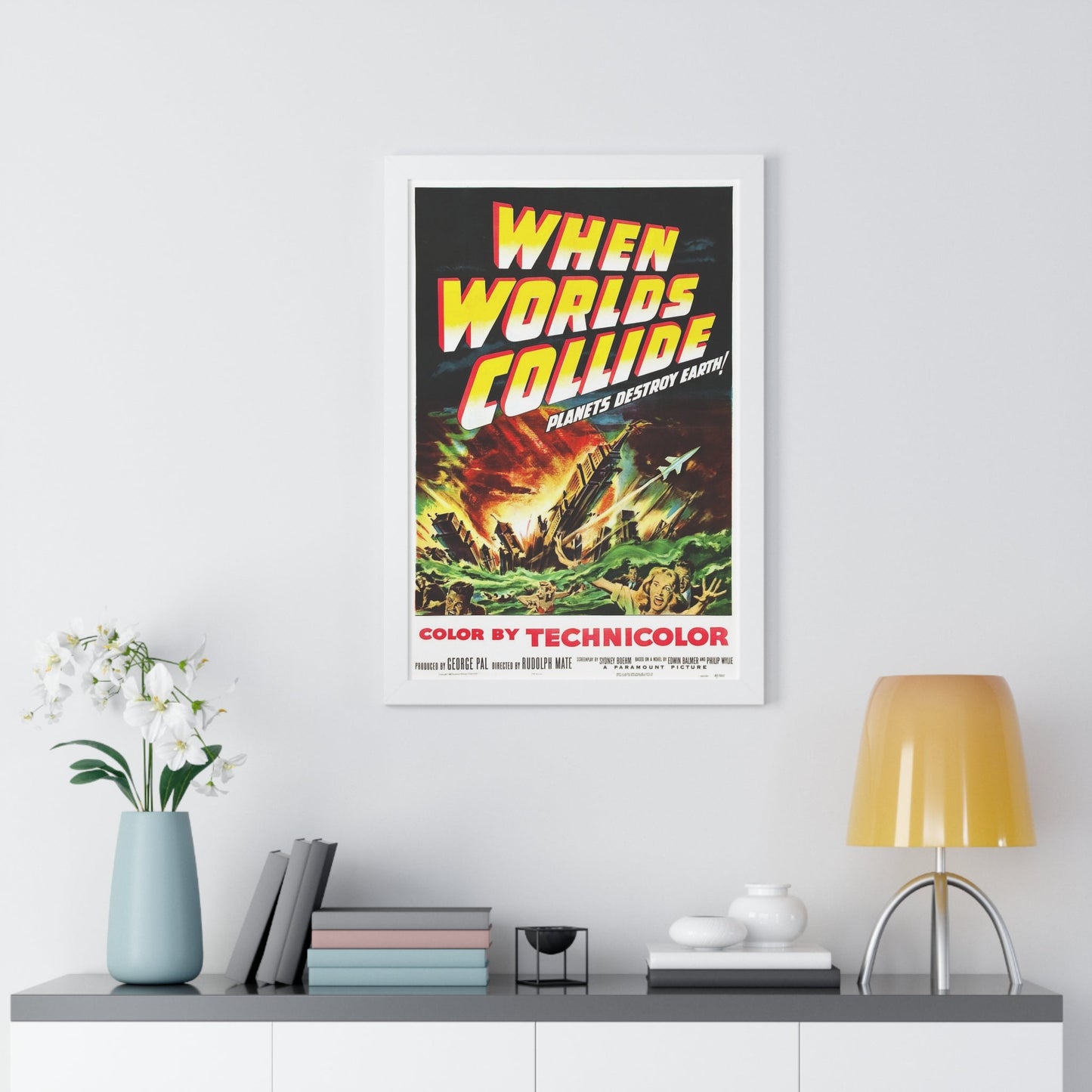 WHEN WORLDS COLLIDE 1951 - Framed Movie Poster-The Sticker Space