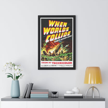 WHEN WORLDS COLLIDE 1951 - Framed Movie Poster-The Sticker Space