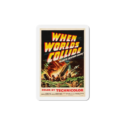 When Worlds Collide 1951 Movie Poster Refrigerator Magnet 5 Inch - The Sticker Space