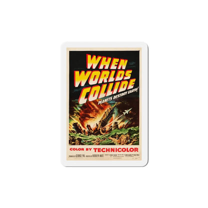 When Worlds Collide 1951 Movie Poster Refrigerator Magnet 6 Inch - The Sticker Space