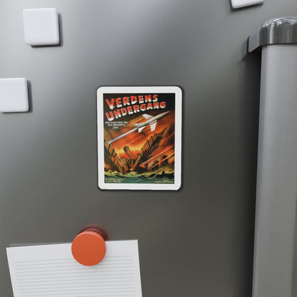 WHEN WORLDS COLLIDE (SCANDINAVIAN) 1951 Movie Poster - Refrigerator Magnet-The Sticker Space