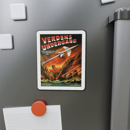 WHEN WORLDS COLLIDE (SCANDINAVIAN) 1951 Movie Poster - Refrigerator Magnet-The Sticker Space