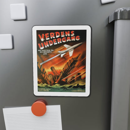 WHEN WORLDS COLLIDE (SCANDINAVIAN) 1951 Movie Poster - Refrigerator Magnet-The Sticker Space