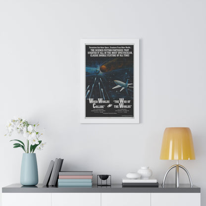 WHEN WORLDS COLLIDE + WAR OF THE WORLDS 1951 - Framed Movie Poster-The Sticker Space