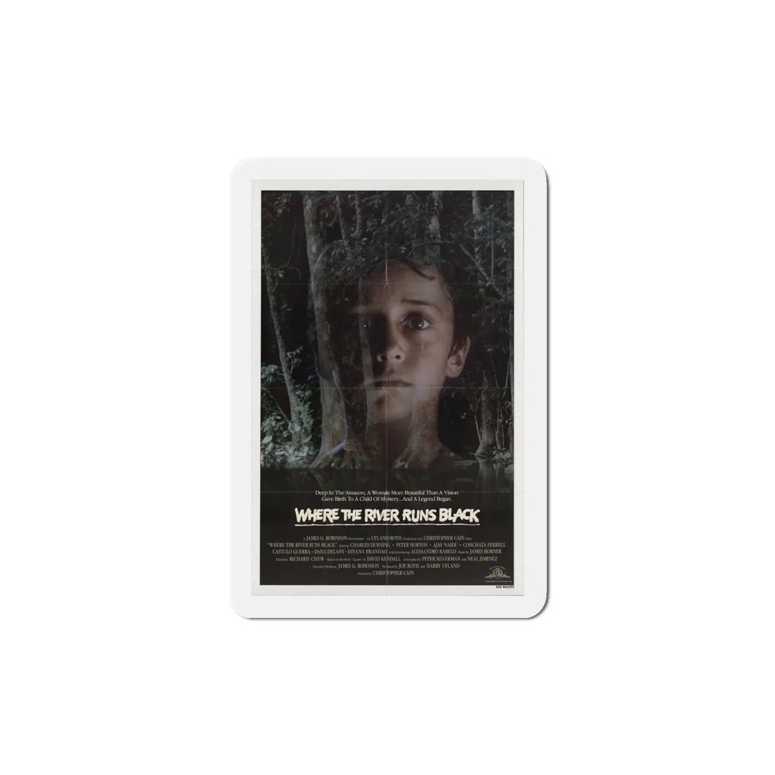 Where the River Runs Black 1986 Movie Poster Refrigerator Magnet 5 Inch - The Sticker Space