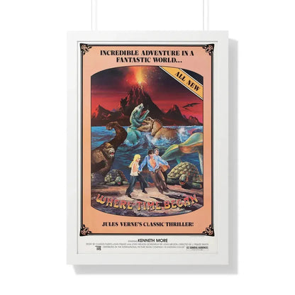 WHERE TIME BEGAN 1977 - Framed Movie Poster 20" x 30" White - The Sticker Space