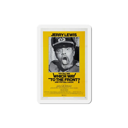 Which Way to the Front 1970 Movie Poster Refrigerator Magnet 3 Inch - The Sticker Space