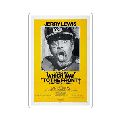 Which Way to the Front 1970 Movie Poster STICKER Vinyl Die-Cut Decal 6 Inch - The Sticker Space