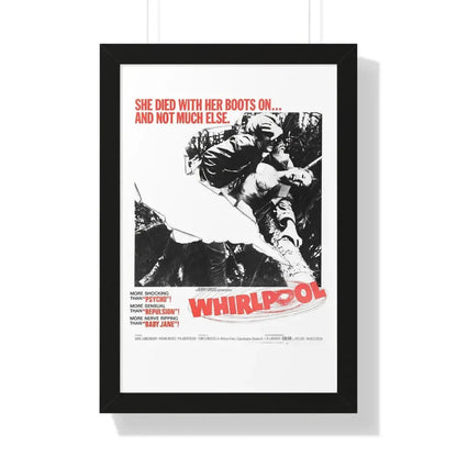 WHIRLPOOL 1950 - Framed Movie Poster 16″ x 24″ Black - The Sticker Space