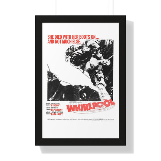 WHIRLPOOL 1950 - Framed Movie Poster-16″ x 24″-The Sticker Space