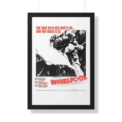 WHIRLPOOL 1950 - Framed Movie Poster 20" x 30" Black - The Sticker Space