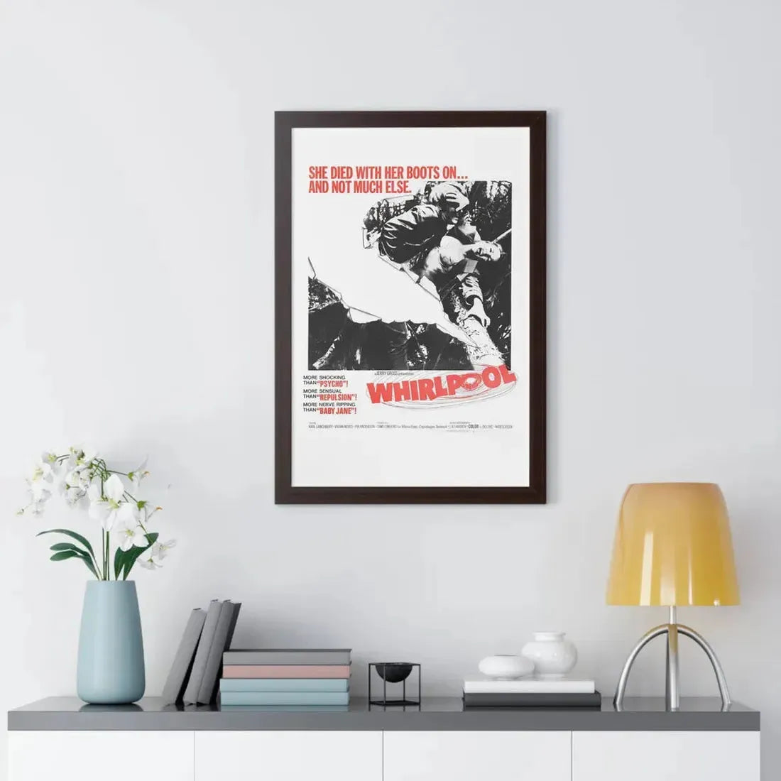 WHIRLPOOL 1950 - Framed Movie Poster - The Sticker Space