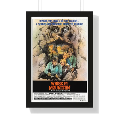 WHISKEY MOUNTAIN 1977 - Framed Movie Poster 16″ x 24″ Black - The Sticker Space