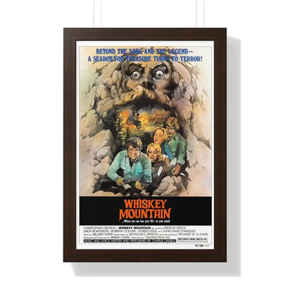 WHISKEY MOUNTAIN 1977 - Framed Movie Poster 16″ x 24″ Walnut - The Sticker Space