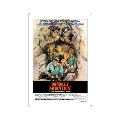 WHISKEY MOUNTAIN 1977 Movie Poster - STICKER Vinyl Kiss-Cut Decal 6 Inch White - The Sticker Space