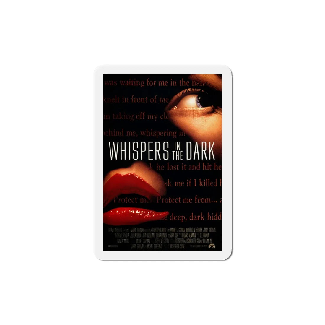 Whispers in the Dark 1992 Movie Poster Refrigerator Magnet 6 Inch - The Sticker Space