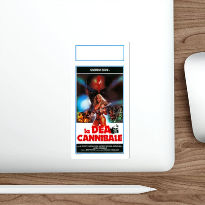 WHITE CANNIBAL QUEEN (ITALIAN) 1980 Movie Poster STICKER Vinyl Die-Cut Decal-The Sticker Space