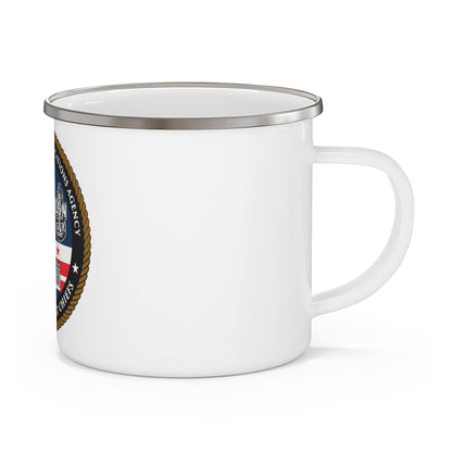 White House Communications (U.S. Navy) Enamel Mug 12oz-12oz-The Sticker Space