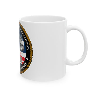 White House Communications (U.S. Navy) White Coffee Mug-The Sticker Space