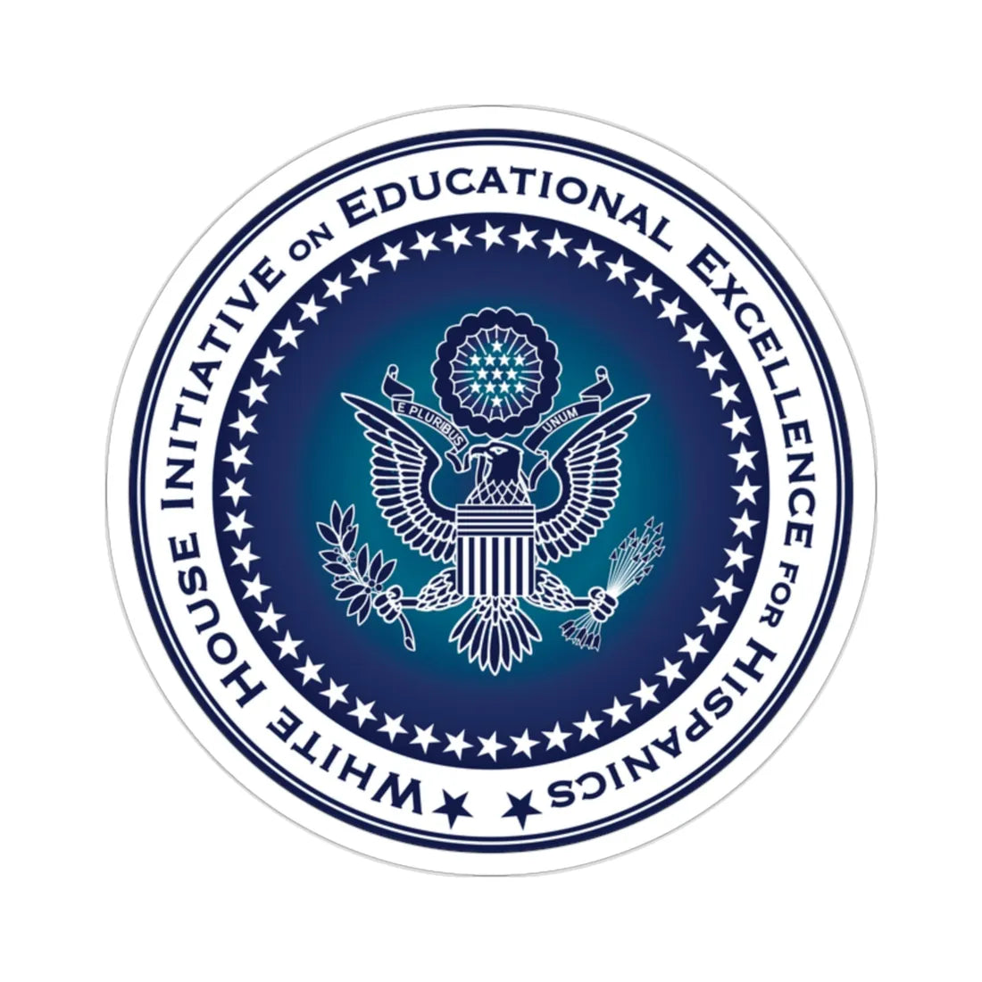 White House Initiative on Educational Excellence for Hispanics STICKER Vinyl Die-Cut Decal 2 Inch - The Sticker Space