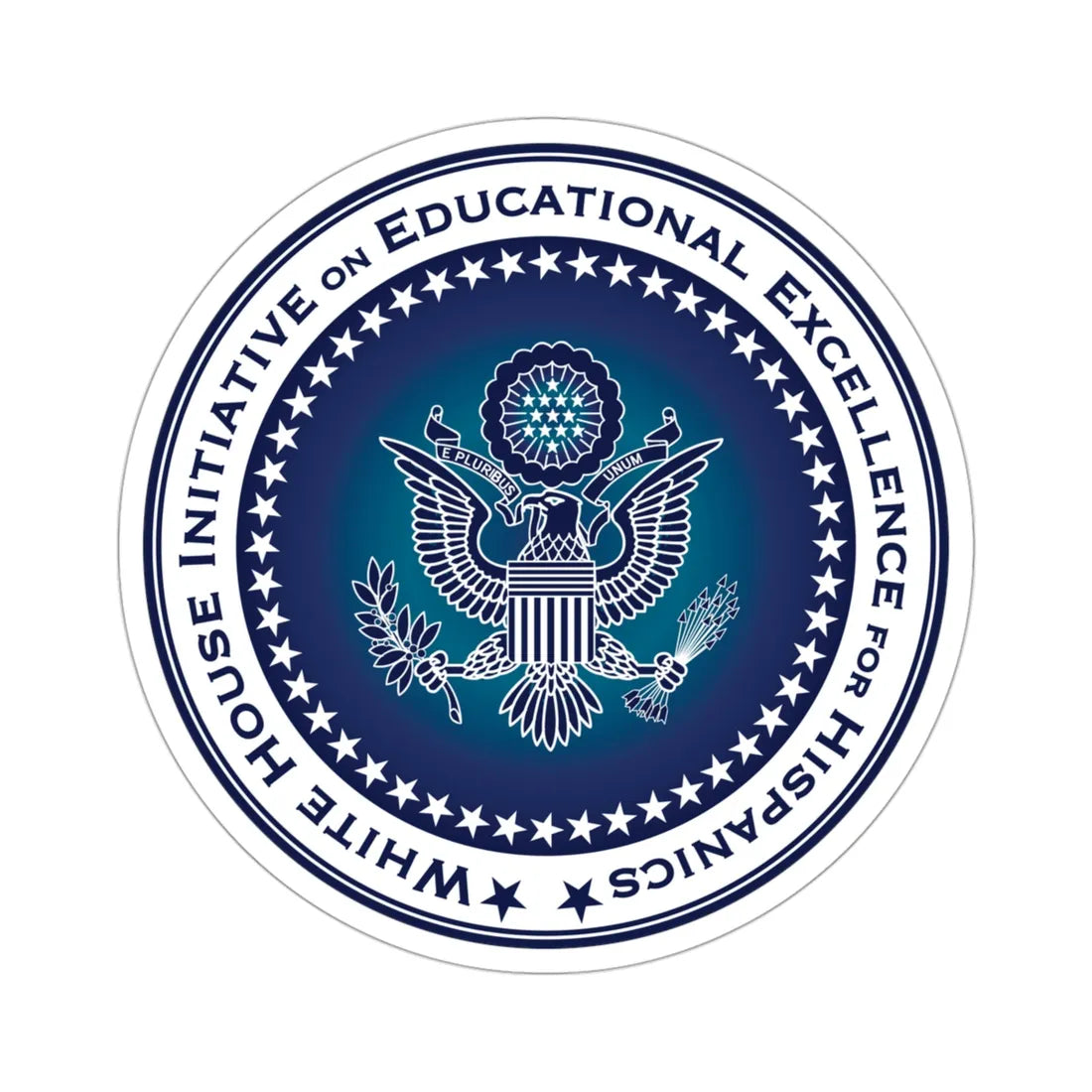 White House Initiative on Educational Excellence for Hispanics STICKER Vinyl Die-Cut Decal 3 Inch - The Sticker Space