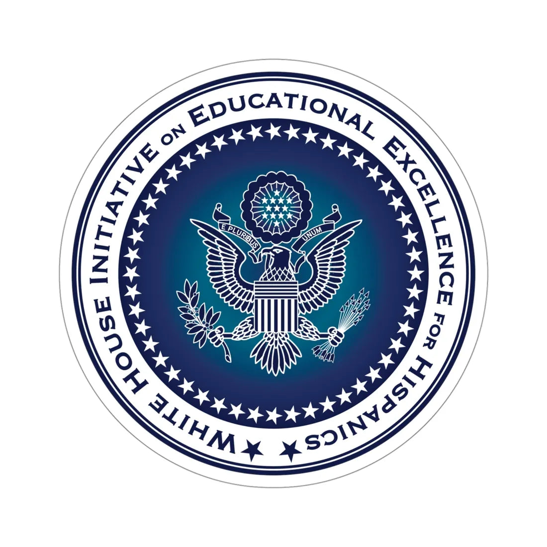 White House Initiative on Educational Excellence for Hispanics STICKER Vinyl Die-Cut Decal 4 Inch - The Sticker Space