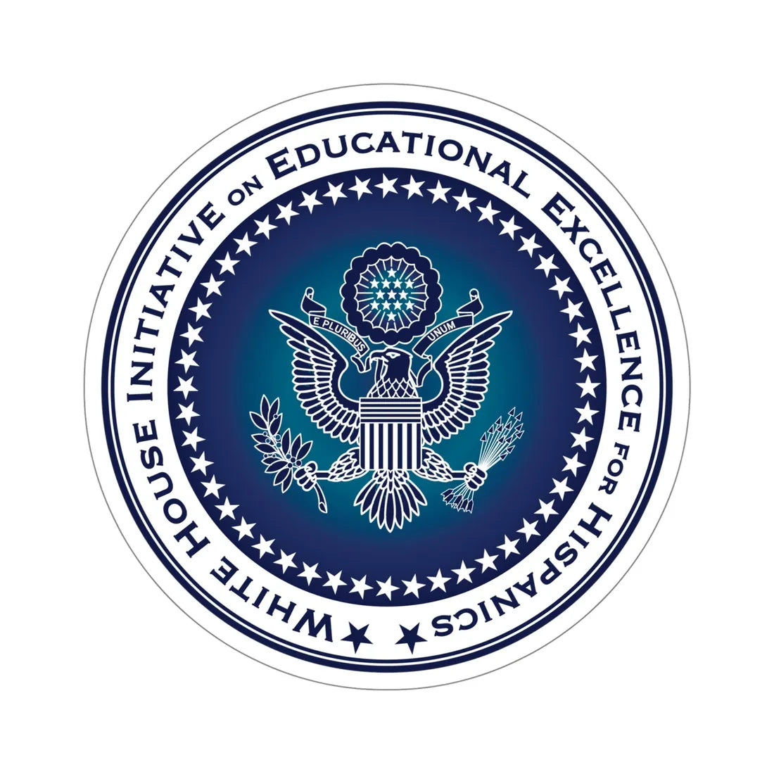 White House Initiative on Educational Excellence for Hispanics STICKER Vinyl Die-Cut Decal 5 Inch - The Sticker Space