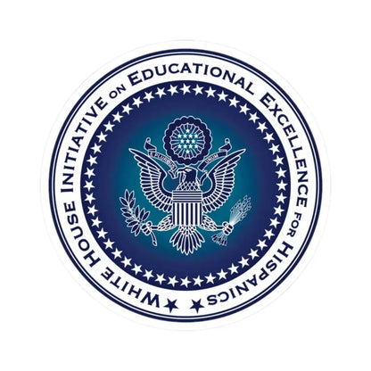 White House Initiative on Educational Excellence for Hispanics - STICKER Vinyl Kiss-Cut Decal 2 Inch White - The Sticker Space