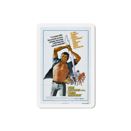 White Lightning 1973 Movie Poster Refrigerator Magnet 2 Inch - The Sticker Space