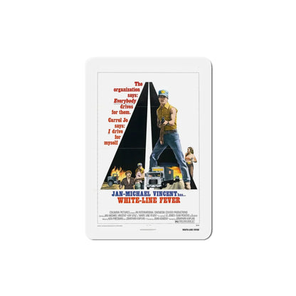 White Line Fever 1975 2 Movie Poster Refrigerator Magnet 3 Inch - The Sticker Space
