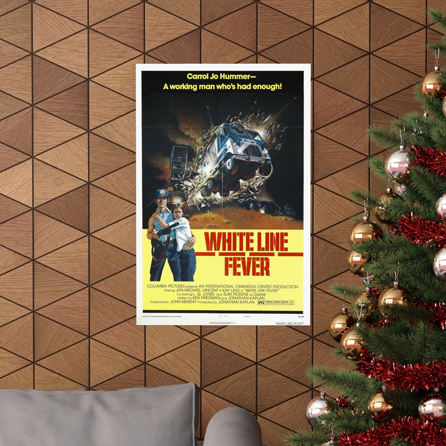 WHITE LINE FEVER (2) 1975 - Paper Movie Poster-The Sticker Space