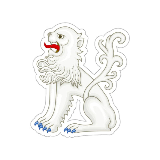 White Lion of Mortimer Badge of Edward IV STICKER Vinyl Die-Cut Decal 2 Inch - The Sticker Space