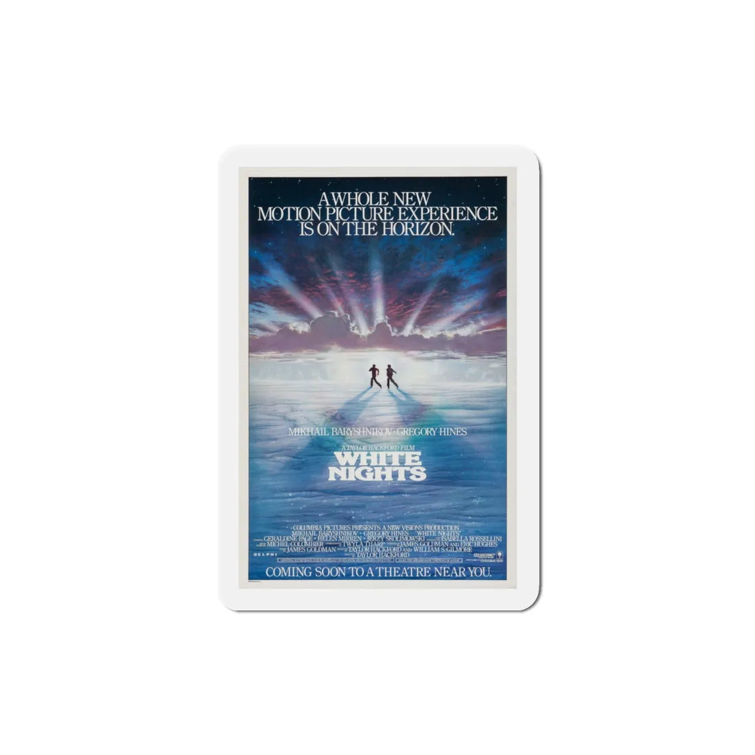 White Nights 1985 Movie Poster Refrigerator Magnet 3 Inch - The Sticker Space