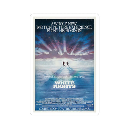 White Nights 1985 Movie Poster STICKER Vinyl Die-Cut Decal 3 Inch - The Sticker Space