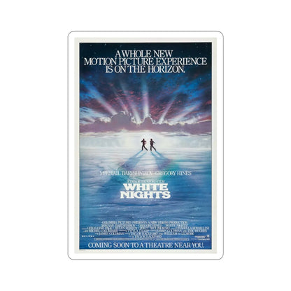White Nights 1985 Movie Poster STICKER Vinyl Die-Cut Decal 4 Inch - The Sticker Space
