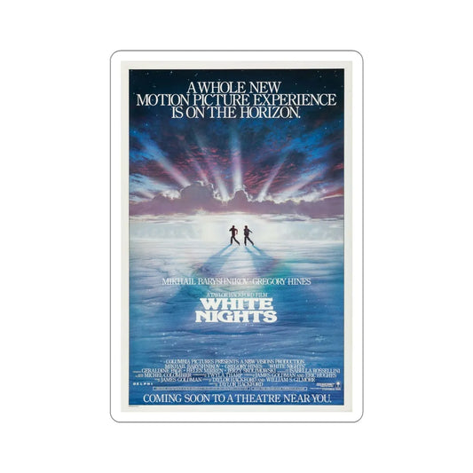 White Nights 1985 Movie Poster STICKER Vinyl Die-Cut Decal 6 Inch - The Sticker Space
