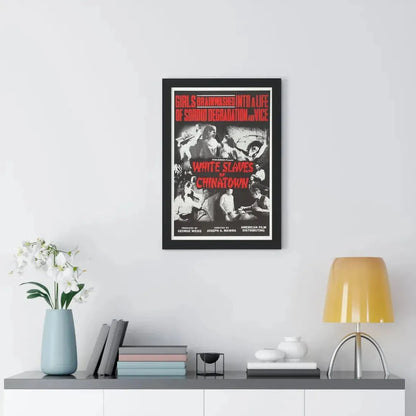 WHITE SLAVES OF CHINATOWN 1964 - Framed Movie Poster - The Sticker Space