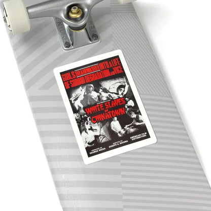 WHITE SLAVES OF CHINATOWN 1964 Movie Poster - STICKER Vinyl Kiss-Cut Decal - The Sticker Space