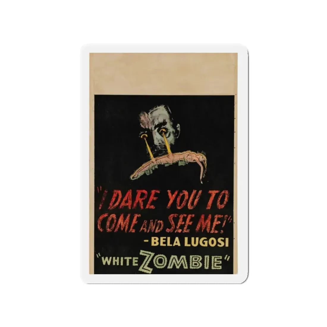 WHITE ZOMBIE (2) 1932 Movie Poster - Refrigerator Magnet 2 Inch Die-Cut - The Sticker Space