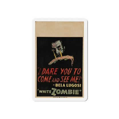 WHITE ZOMBIE (2) 1932 Movie Poster - Refrigerator Magnet 6 Inch Die-Cut - The Sticker Space