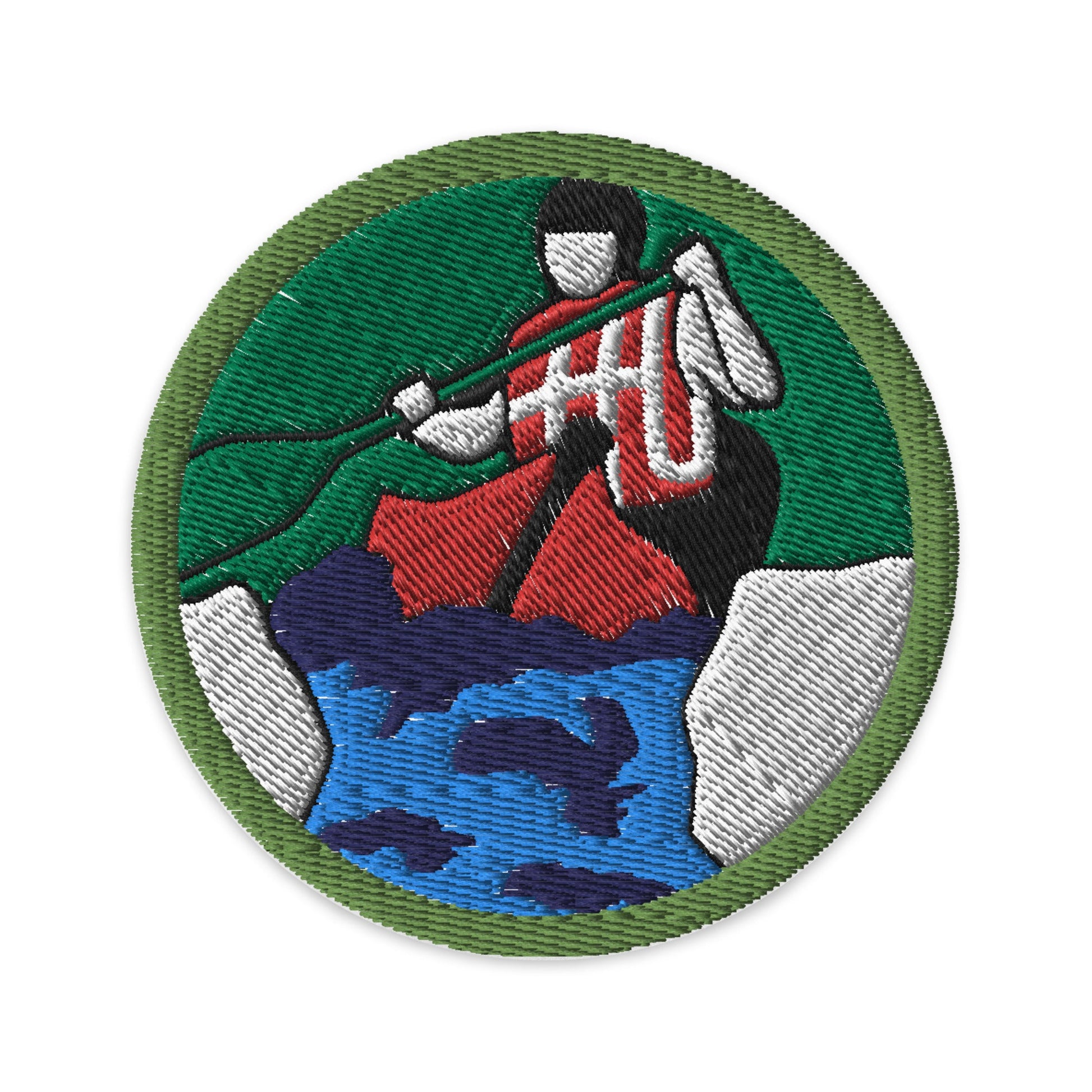 Whitewater (Boy Scouts Merit Badge) Embroidered Patch-The Sticker Space