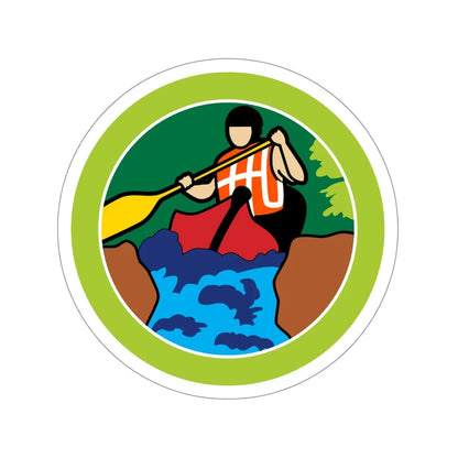 Whitewater (Boy Scouts Merit Badge) STICKER Vinyl Die-Cut Decal 4 Inch - The Sticker Space